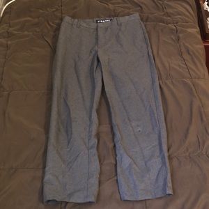 French Toast Husky Big Boys' Straight Dress Pants - Gray, 14 Husky